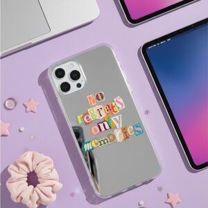 No Regrets Only Memories Phone Case 🫧✨🩵